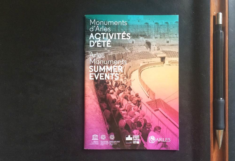 Arles patrimoine (Brochure des activités d’été 2016 des monuments historiques)