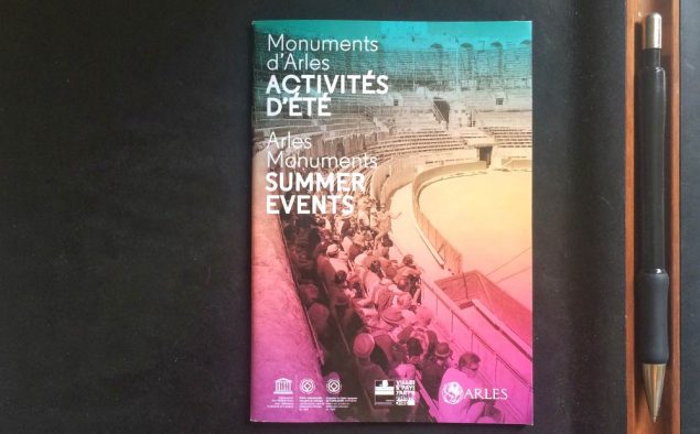 Arles patrimoine (Brochure des activités d’été 2016 des monuments historiques)